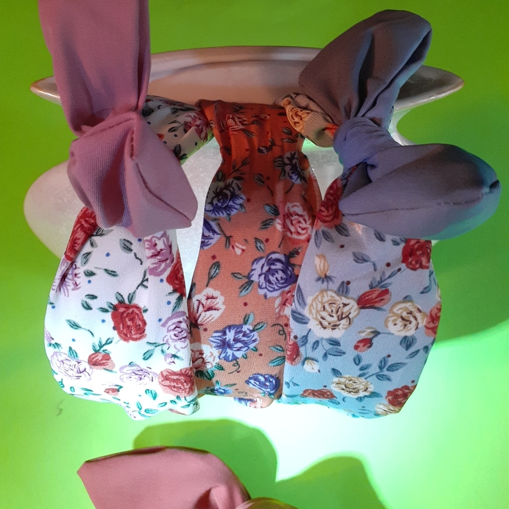 Headband with flower Design 3Pack